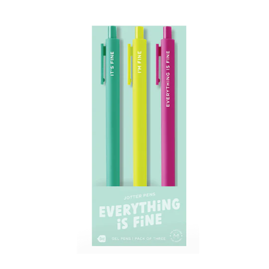 Everything Is Fine Pen Set